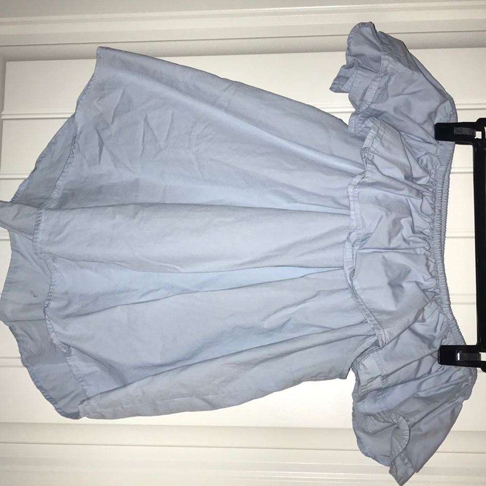 Off the shoulder ruffled top